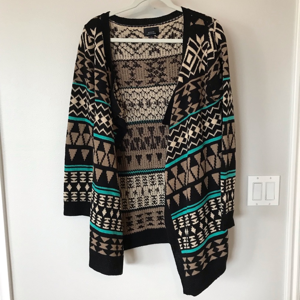 Knee length sweater